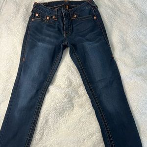 True Religion Jennie Curvy Mid Rise Skinny Jeans